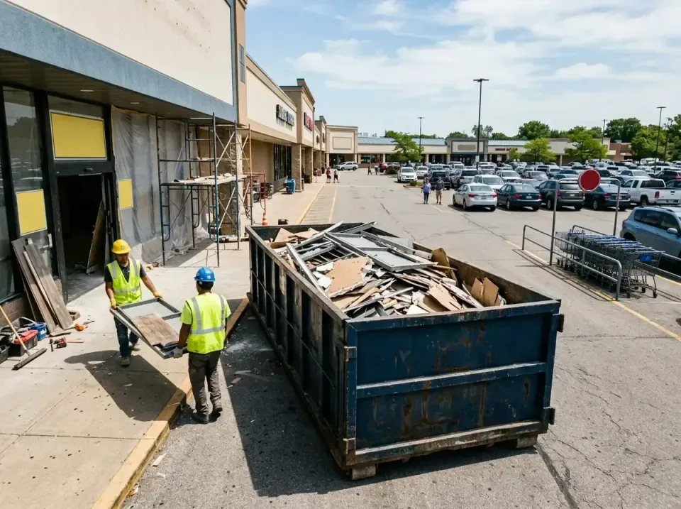 retail-store-renovation-debris-003 — frequently asked questions, Roll-off Dumpster Rentals in Johnston City, IL